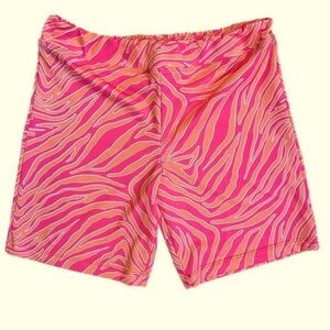 - Tee2 Sea Bike Short - S orange /pink /white , polyester spandex